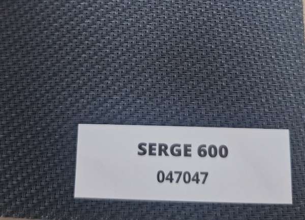 Serge 600 sivá antracit 5%